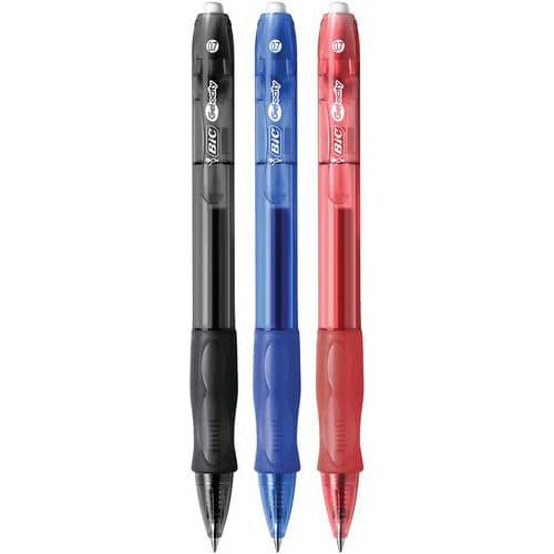 Balpen Gelocity - punt 0,7 mm - doos met 12 pennen - Bic