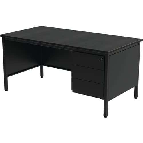 Bureau Confort 2 met ladeblok 3 laden - 160 cm