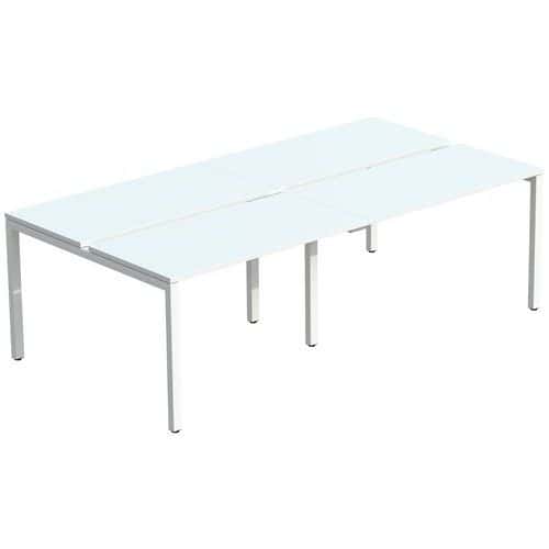 Bureau recht Bench Easy Office 4-zits