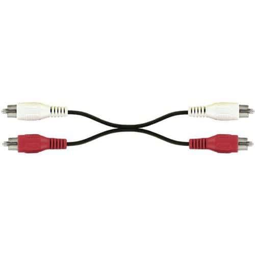 Audiokabel 2 RCA mannelijk/mannelijk