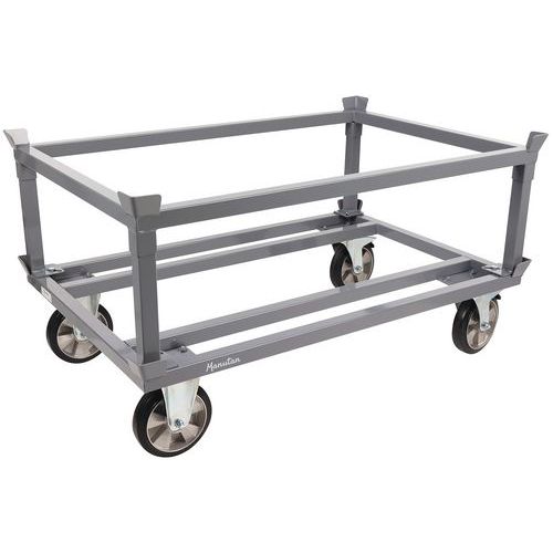 Hoge dolly voor pallets - Draagvermogen 500 tot 1200 kg - Manutan Expert