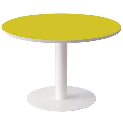 Vergadertafel - Easy Office - rond, effen blad