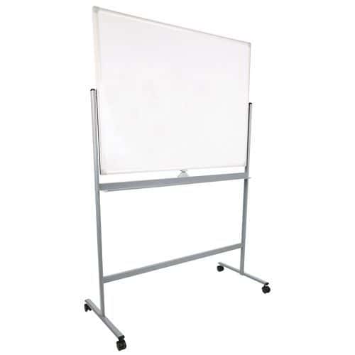 Gelakt magnetisch whiteboard, mobiel en keerbaar - Manutan Expert