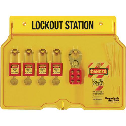 Lockoutstation nr. 1482BP - Master Lock