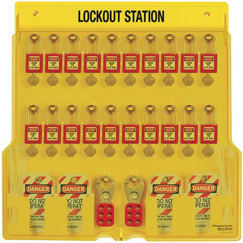 Lockoutstation nr. 1484BP - Master Lock