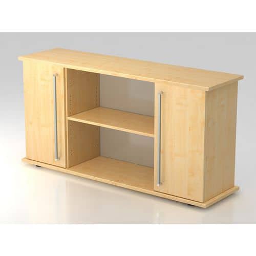 Dressoir 2 deuren SB2T CE Chroom handgreep 2 niveau - Hammerbacher