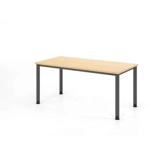 Bureau met 4 ronde poten - 160x80 cm - Hammerbacher