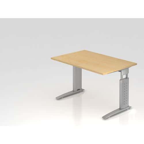 Bureau met C-voet 120x80 cm US12 - Hammerbacher