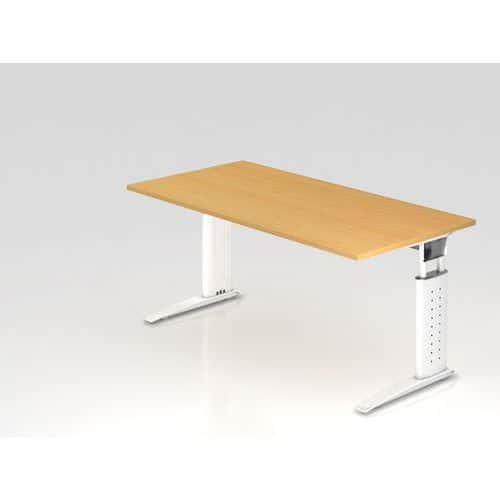 Bureau met C-voet 160x80 cm US16 - Hammerbacher