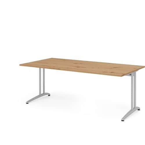 Bureau recht met C-vormig onderstel BS2E - 200x100 cm - Hammerbacher