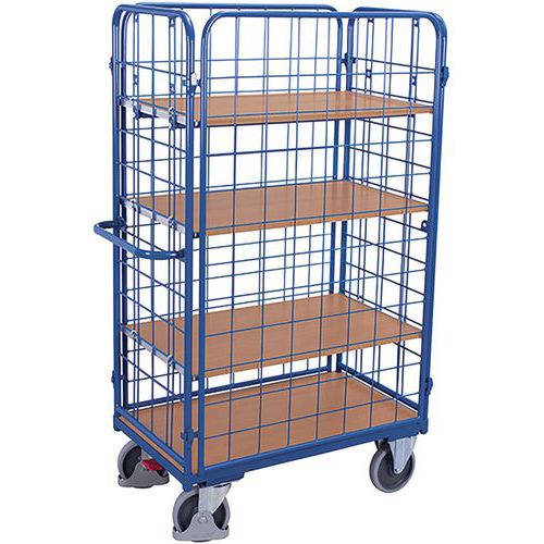 Hoge trolley met 4 plateaus - SW-serie