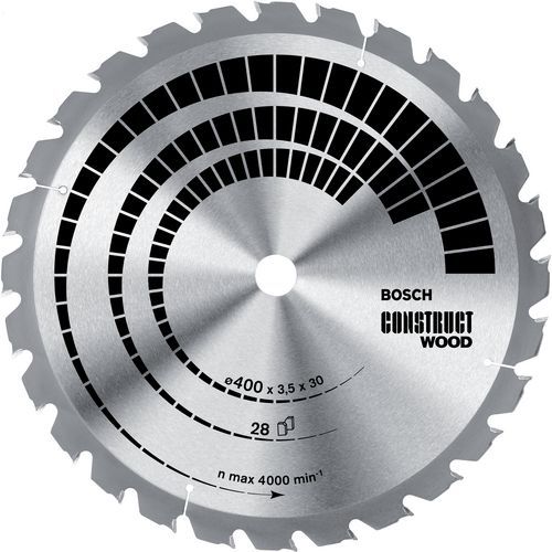 Cirkelzaagblad Construct Wood, 450 x 30 x 3,8 mm, 32T - Bosch