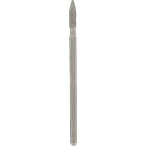 Diamantstift cilinder 2.4 mm vlamvorm dremel - 7144 - Dremel