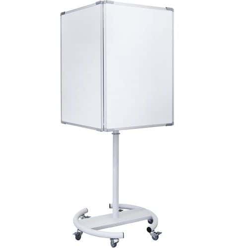 Mobiel whiteboard 3 panelen magnetisch A1 6 - Bi-Office