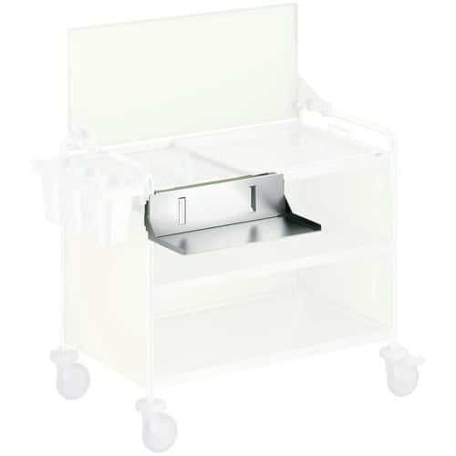 Plateau voor serveerwagen en afruimwagen MCS 10x6-3 - Blanco