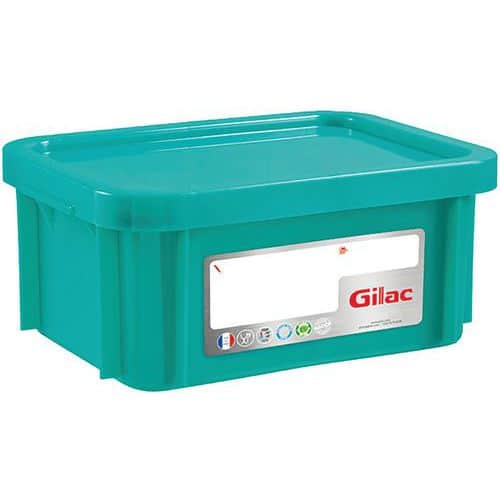 Stapelbare bak met deksel - Lengte 395 mm - 12 tot 15 l - Gilac