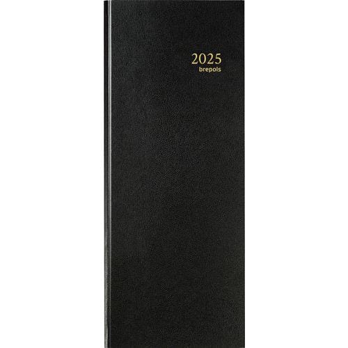 Bankagenda zwart - Jaar 2025 - Lang 2 volumes 15 x 33 cm