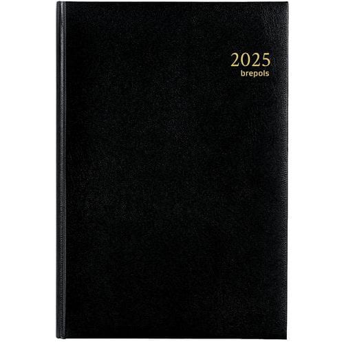 Dagagenda Minister zwart 22 x 16 cm - Jaar 2025