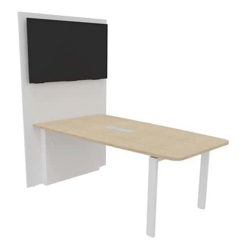 Video conference station Visio Hub, tafel met standaardhoogte