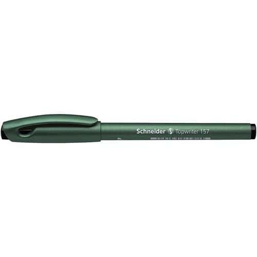 Vezelpen - Topwriter 157 - 0,8 mm - zwart - Schneider