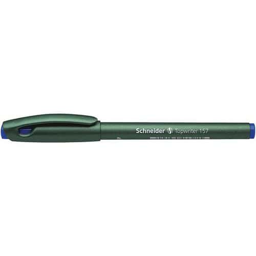 Vezelpen - Topwriter 157 - 0,8 mm - blauw - Schneider