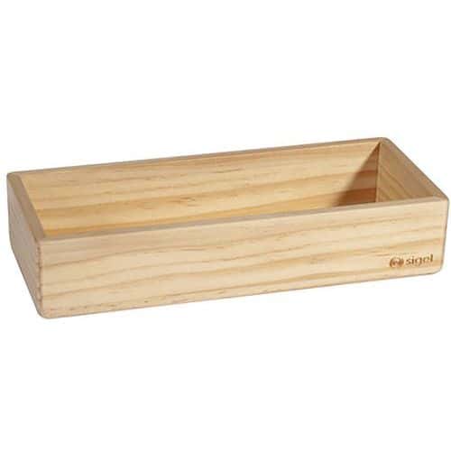 Magnetische accessoirehouder van hout - 175x40x55 mm - Sigel