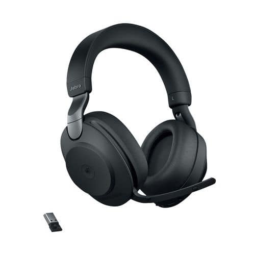 Headset met snoer Evolve2 85 Duo MS USB-A Link 380a - Jabra