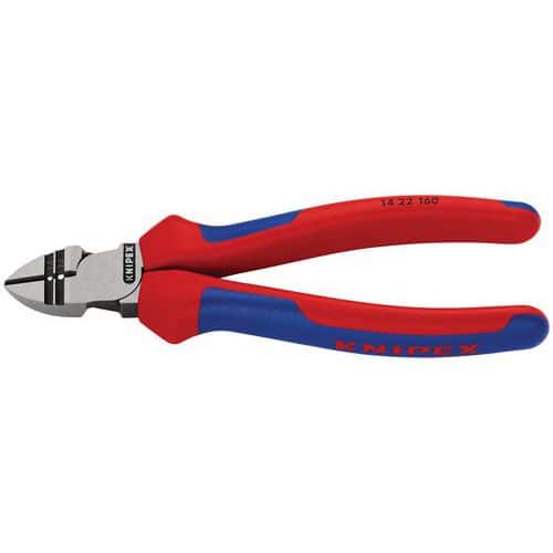 Afstrip-zijsnijtang zwart geatramenteerd 160 mm - Knipex