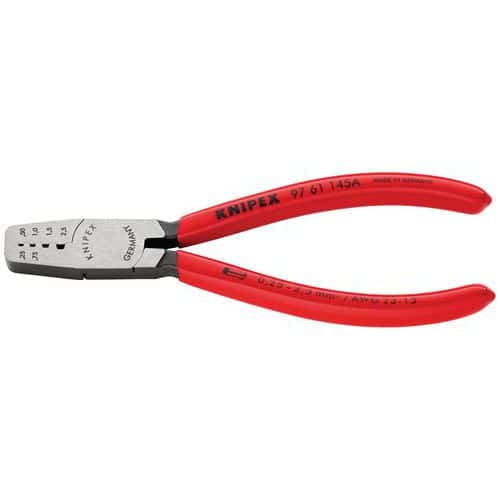 Krimptang voor adereindhulzen 0.25 – 2.5 mm² 145 mm - Knipex