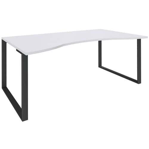 Bureau golfvormig, met twee golven 180x90x80 cm Urban