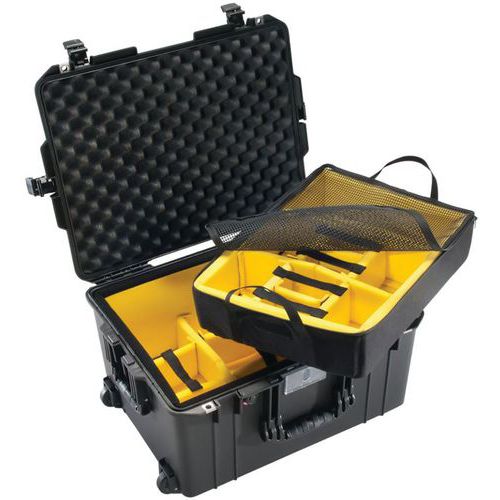 Waterdichte beschermkoffer zwart Peli Air Case 1607