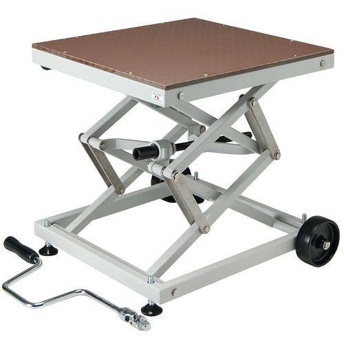 Mobiele mechanische heftafel - Draagvermogen 100 kg