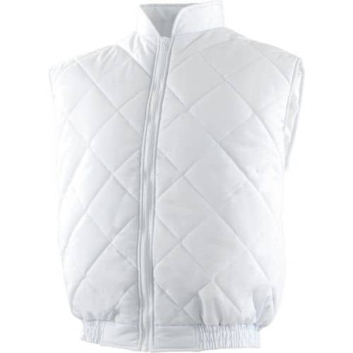 Bodywarmer geisoleerd polyester/katoen opstaande kraag - Singer