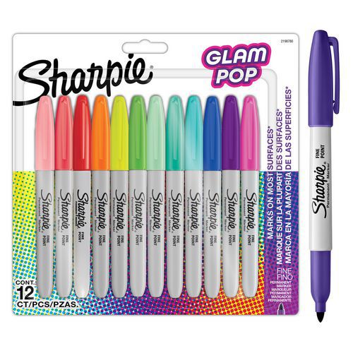 Permanente markeerstift Glam Pop Sharpie Fine, fijne punt 0,9 mm - Sharpie