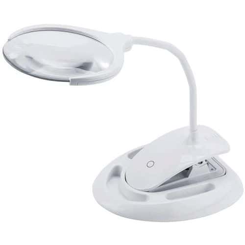 Oplaadbare led-lamp met loep, dioptrie 3 en 8 - Velamp