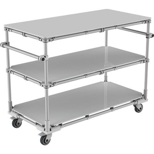 Modulaire aluminium werktafel - 350 kg - Trilogiq