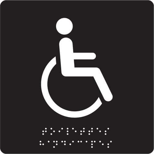 Braillebord - invalidentoilet - Pavo