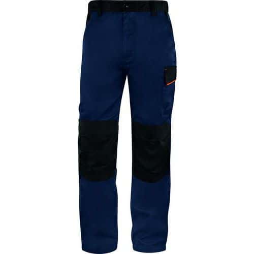 Werkbroek - M1PA2 marineblauw/oranje - Delta Plus