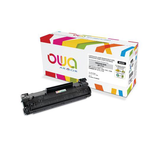 Toner standaard capaciteit geschikt voor HP 35A zwart - OWA