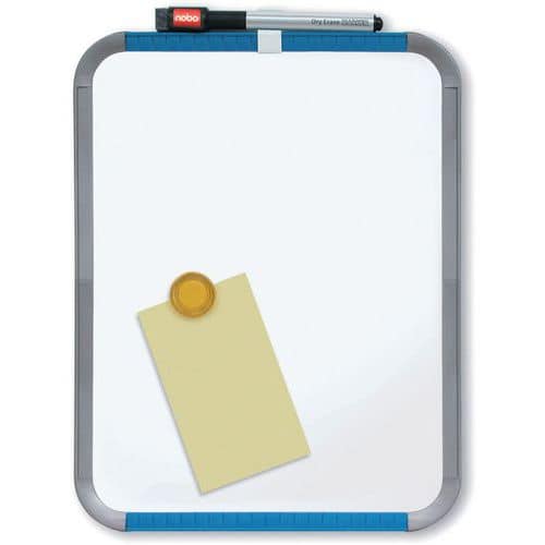 Whiteboard Slimline van gelakt staal - Nobo