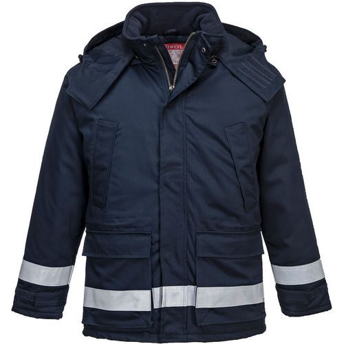 Winterjas Antistatische FR59 Blauw Portwest