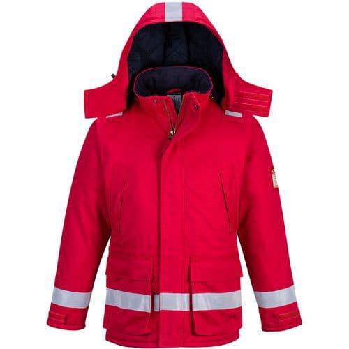 Winterjas Antistatische FR59 Rood Portwest