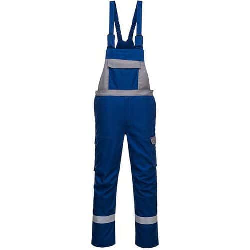 Overall amerikaanse twee kleuren Ultra Bizflame FR07 Blauw Portwest