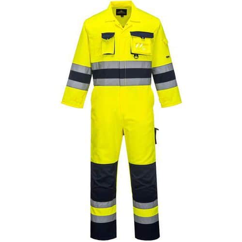 Overall Nantes Hi-Vis Blauw/geel TX55 Portwest