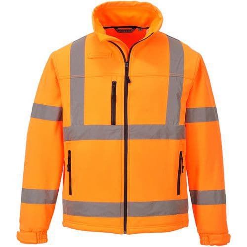 Jack Softshell Hi-Vis (3L) Klassiek Oranje S424 Portwest