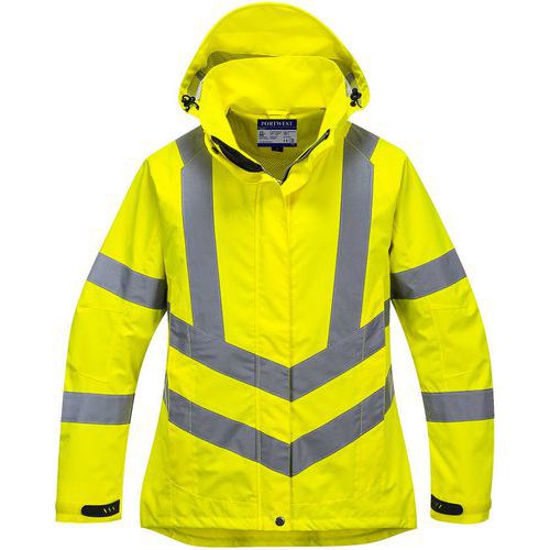 Jack Dames ademend Hi-Vis Geel LW70 Portwest