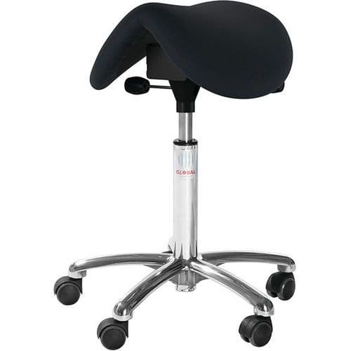 Zadelzitting Mini Easyseat hoog model Cura - Global Professional Seating