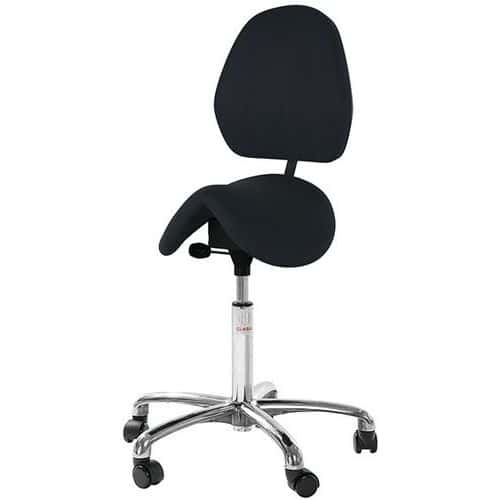 Stoel met Dalton-zadel Euromatic laag model Cura - Global Professional Seating