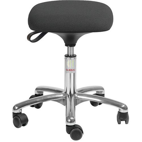 Kruk alu50 laag model zitting Tetra Cura - Global Professional Seating