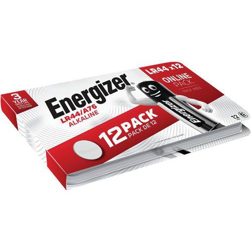 Blisterverpakking met 12 minibatterijen - A76 - alcaline - Energizer